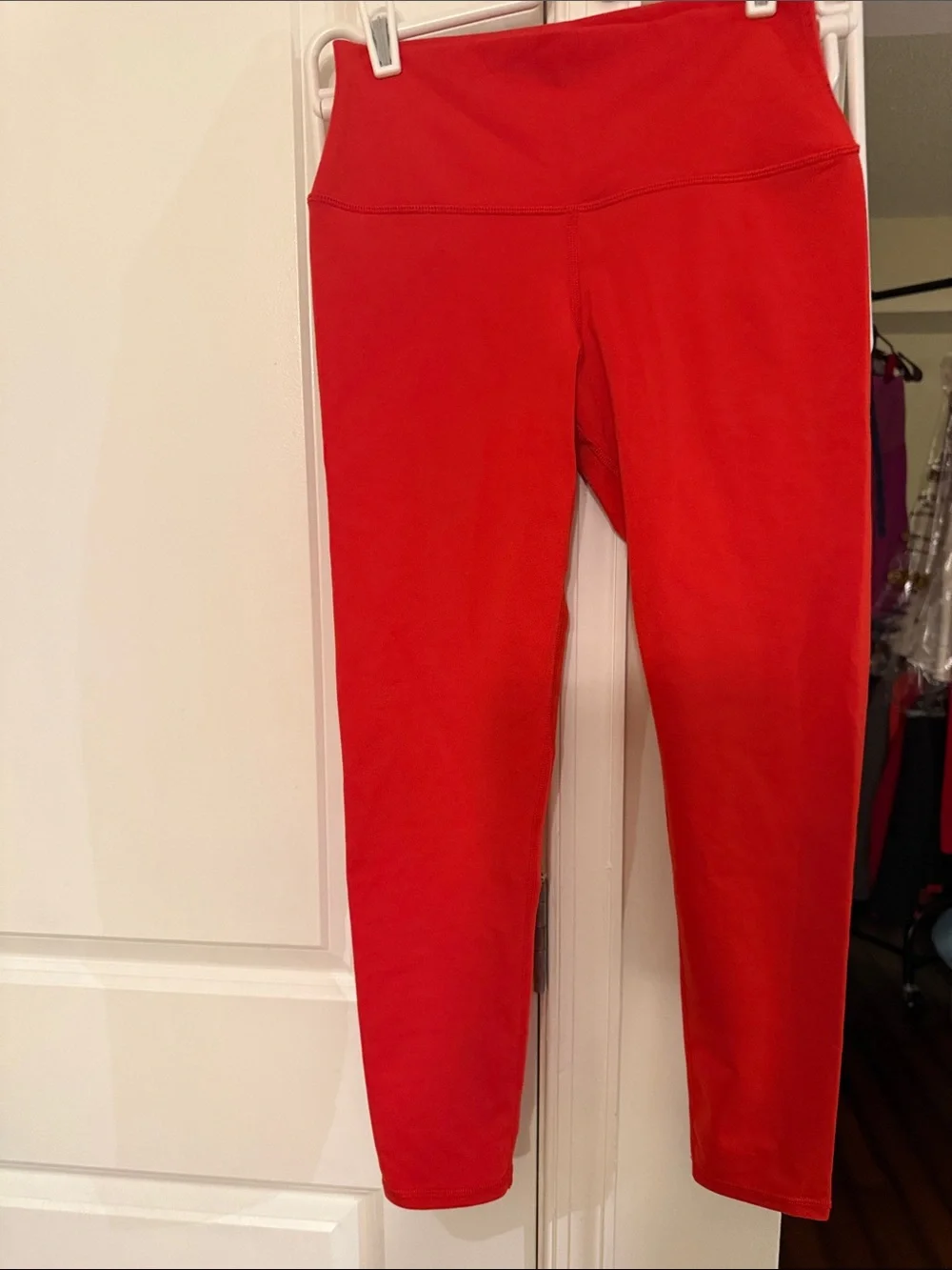 ALO Yoga Kids Bright Red High-Waist Leggings